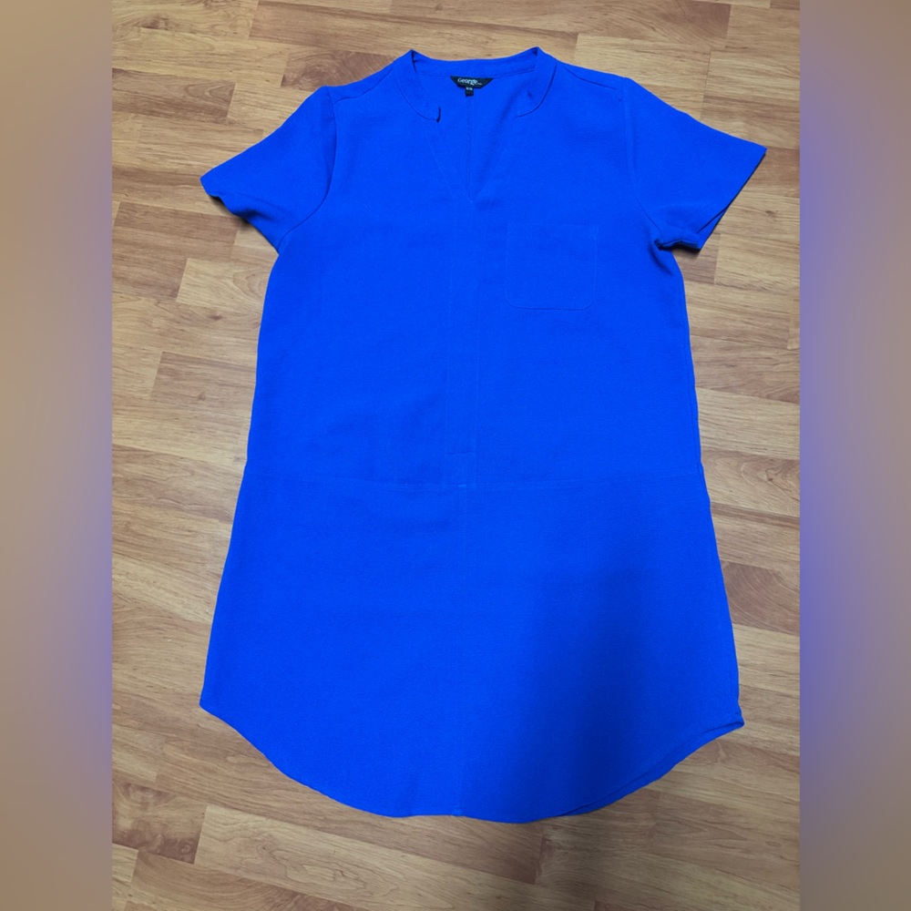 George Vibrant Blue Mini Dress